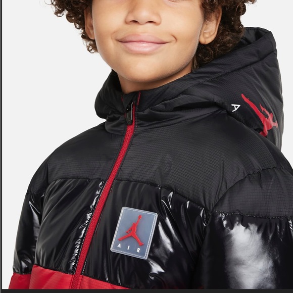 Air Jordan Big boys Bold Stripe Puffer - Picture 4 of 6